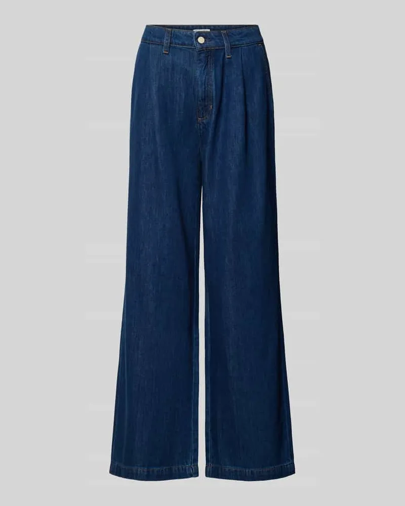 Marc O'Polo Wide & Loose Fit Jeans aus Baumwoll-Lyocell-Mix Jeansblau