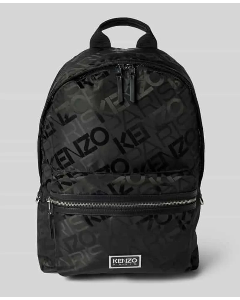 Kenzo Rucksack mit Logo-Muster Black