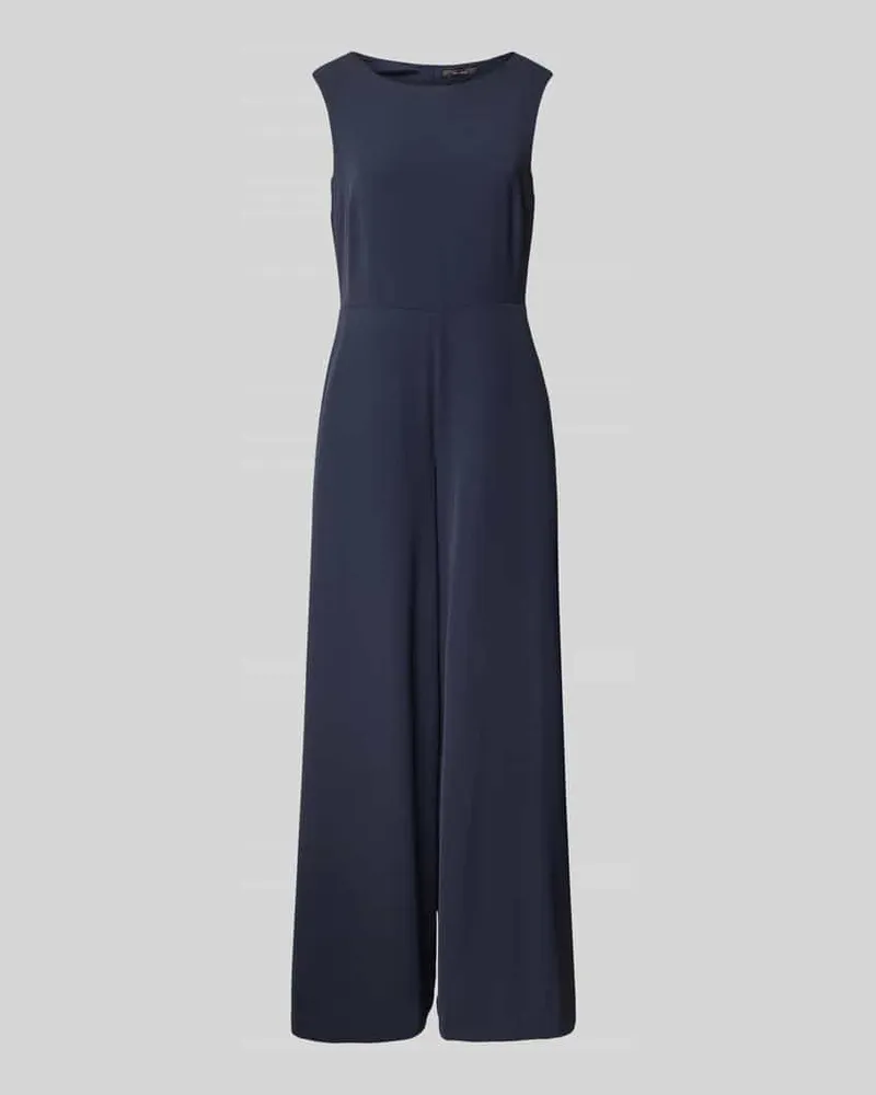 Vera Mont Jumpsuit mit Rundhalsausschnitt Dunkelblau