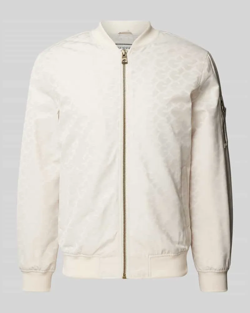 Guess Bomberjacke mit Label-Details Modell 'DREAMY Beige