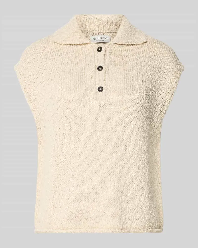 Marc O'Polo Relaxed Fit Pullover aus Baumwoll-Mix Stein