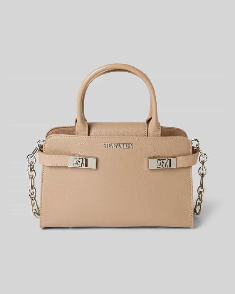 Steve Madden Handtasche mit Label-Applikation Modell 'BLINDEN Taupe