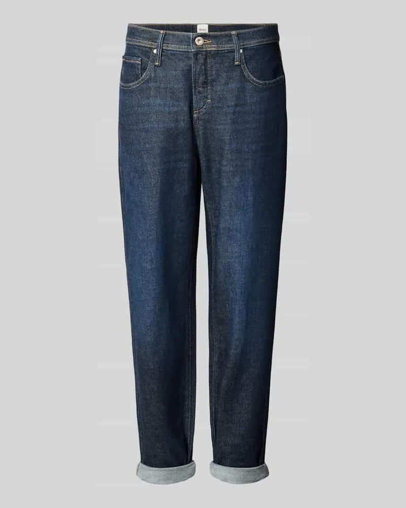 Brax Barrel Jeans aus Baumwoll-Mix Modell 'MILEY Marine