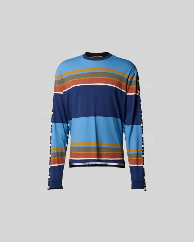 Marni Longsleeve mit Rundhalsausschnitt Hellblau