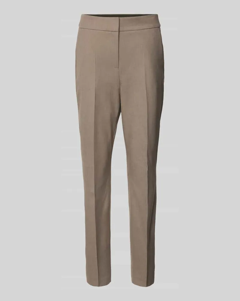 S.Oliver Regular Fit Cigarette-Pants mit Viskose-Anteil Taupe