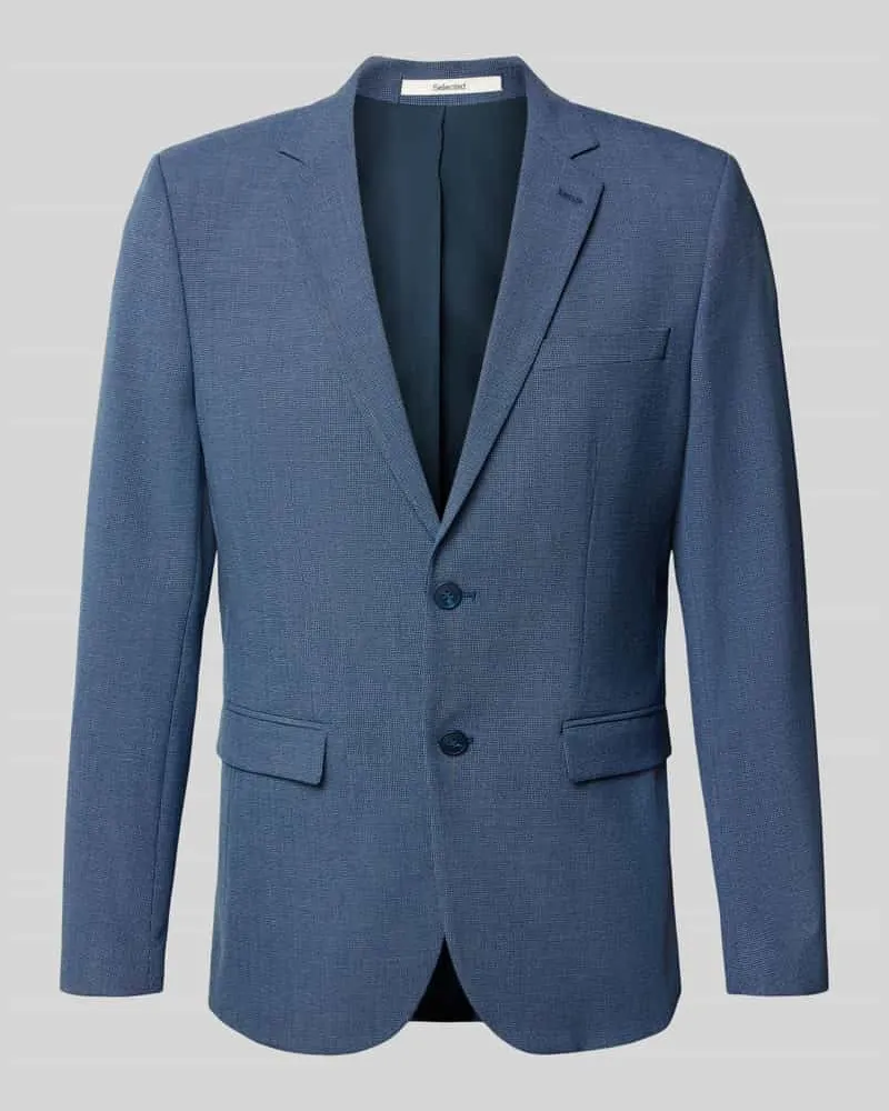 Selected Homme Slim Fit Anzugsakko im Performance-Schnitt Modell 'SLIM-LIAM Dunkelblau