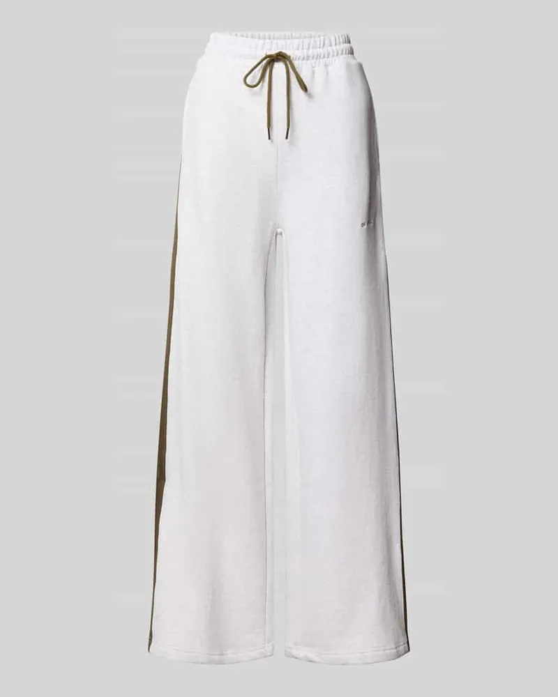 OH APRIL Regular Fit Sweathose mit seitlichen Eingrifftaschen Mittelgrau