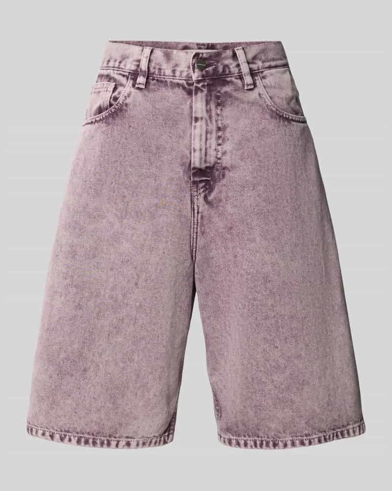 Carhartt WIP Straight Fit Jeansshorts im 5-Pocket-Design Rosa