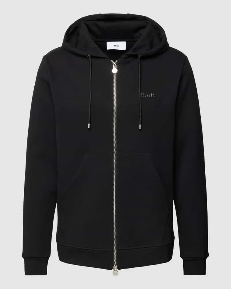 BALR. Regular Fit Sweatjacke mit Reißverschluss Black