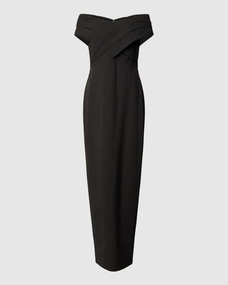 Ralph Lauren Abendkleid in Wickel-Optik Modell 'IRENE Black
