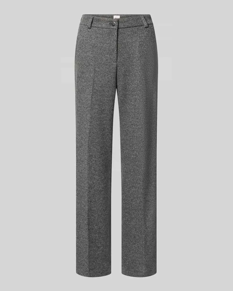 Brax Wide Leg Hose mit Baumwoll-Anteil Modell 'MAINE Graphit