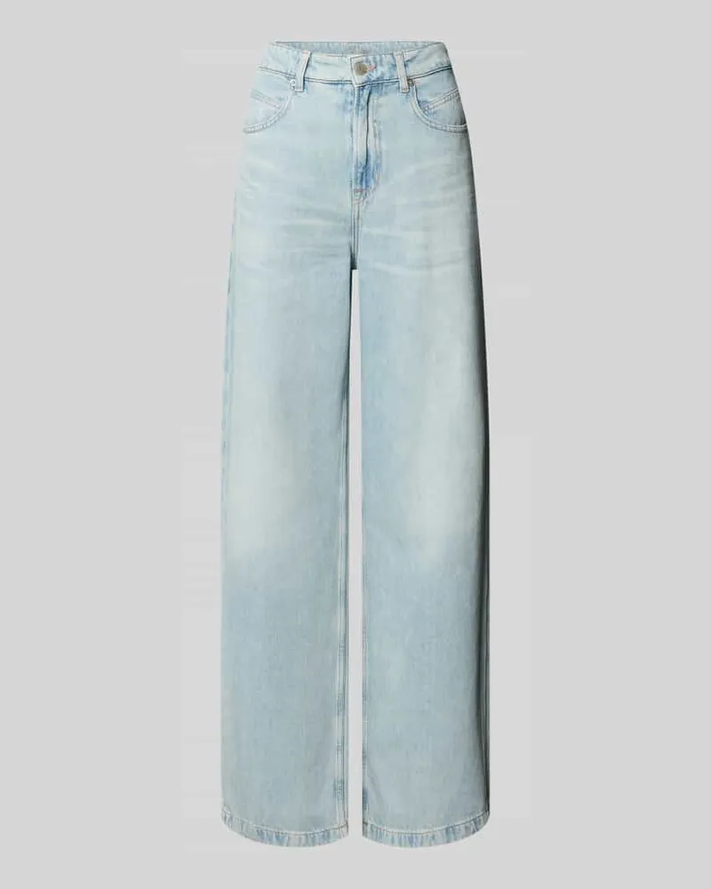 HUGO BOSS Wide & Loose Fit Jeans Hellblau