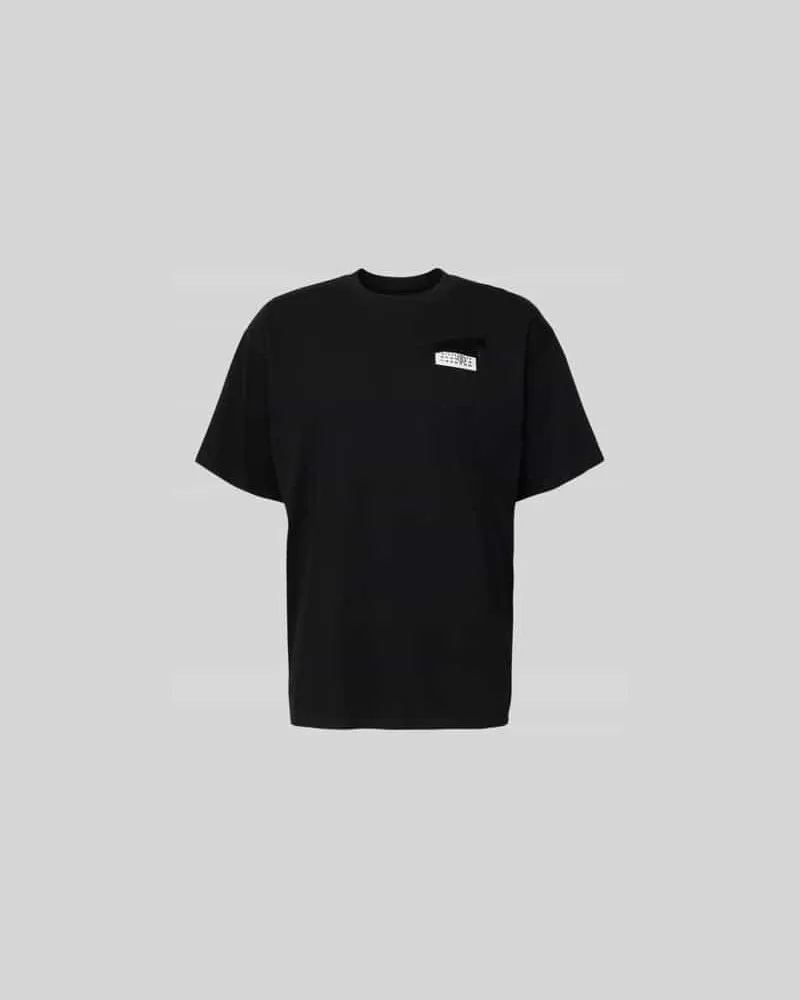 Maison Margiela T-Shirt mit Label-Print Black