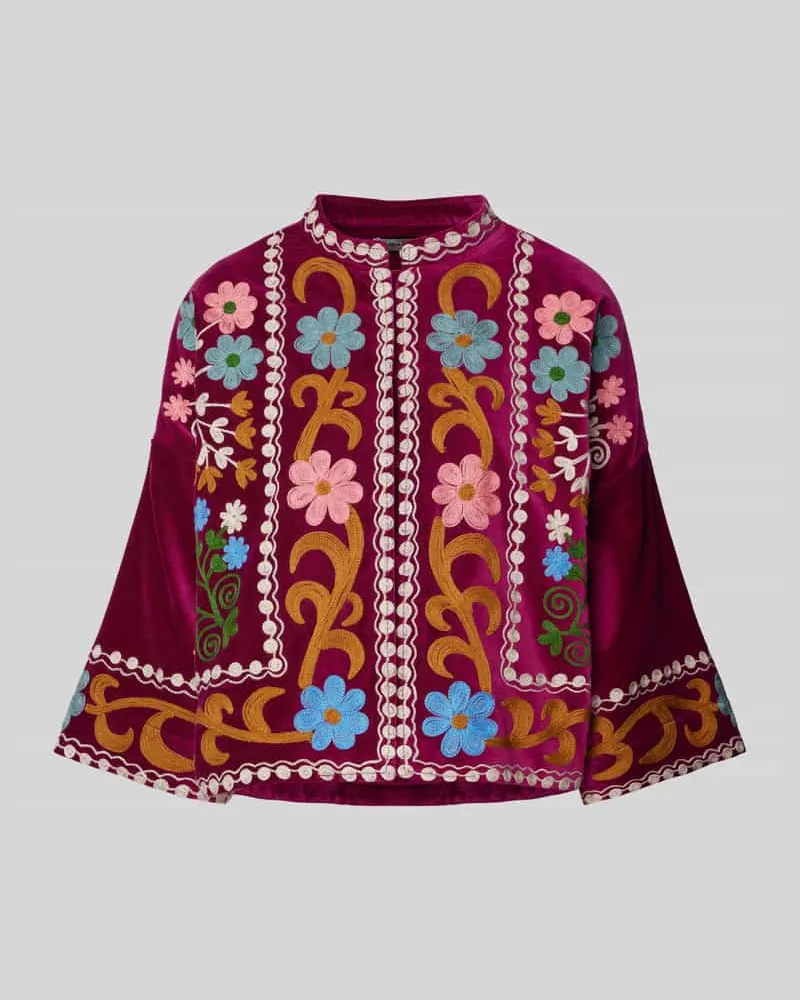 Lollys Laundry Jacke mit Stitchings Modell 'Amby Pink
