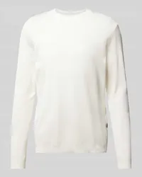 windsor. Longsleeve mit Label-Detail Modell 'Frido Weiss