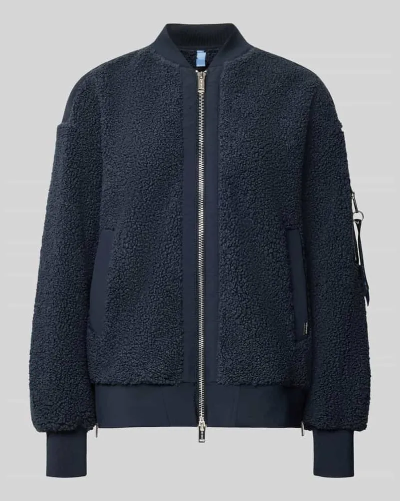 Mos Mosh Teddyjacke mit Stehkragen Modell 'Emeline Marine