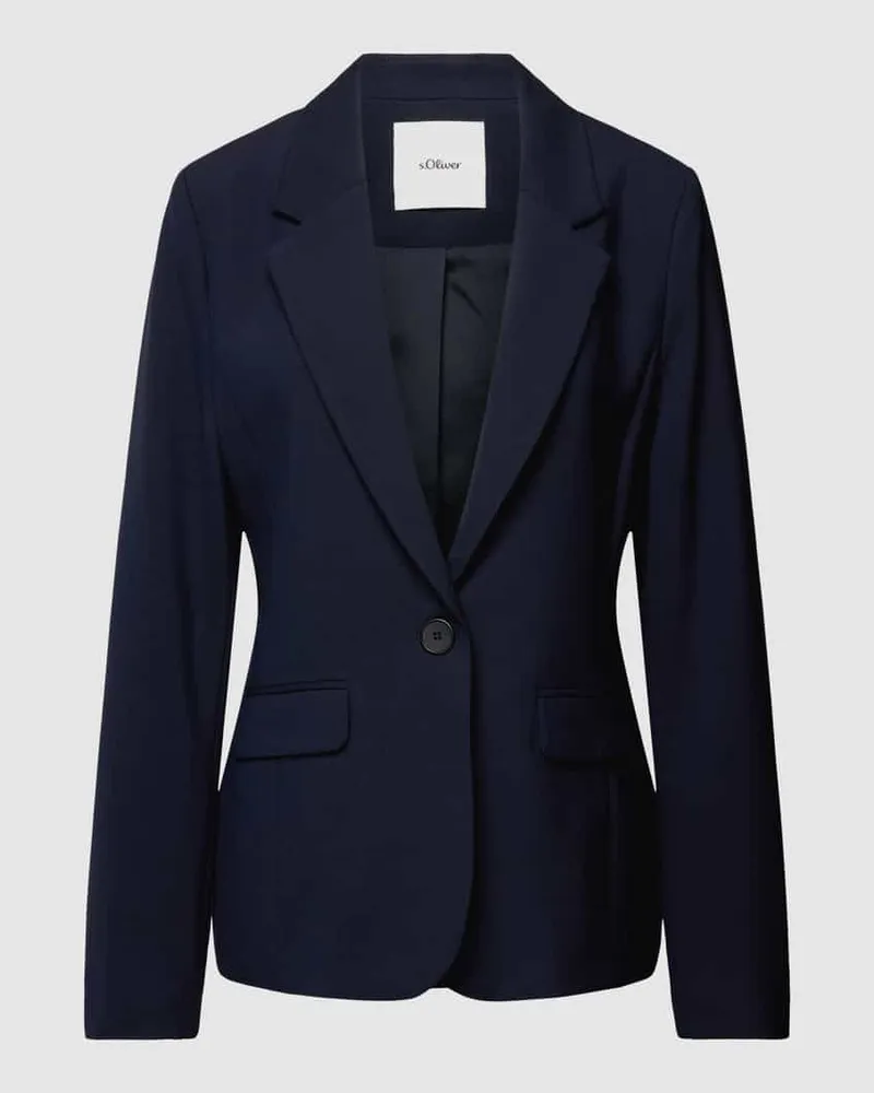 S.Oliver Blazer mit Knopfverschluss Marine