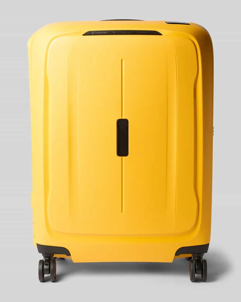 Samsonite Koffer mit Strukturmuster Modell 'Spinner Gelb