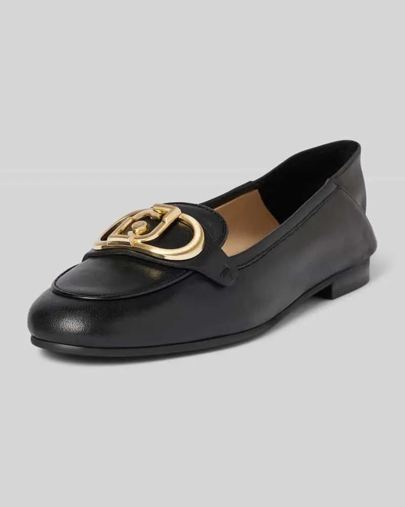 Liu Jo Loafers mit Logo-Applikation Modell 'EMEL 03 Black