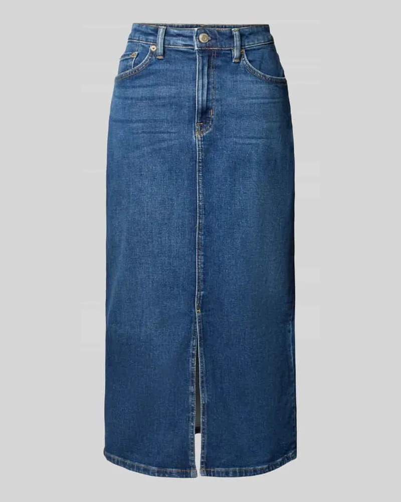Ralph Lauren Jeansrock im 5-Pocket-Design Modell 'MAHLAN Jeansblau