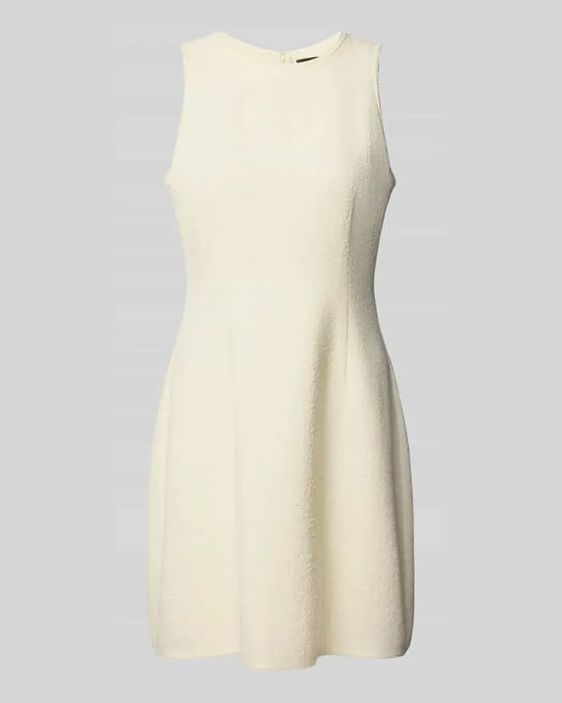 Marc Cain Minikleid mit Rundhalsausschnitt Offwhite