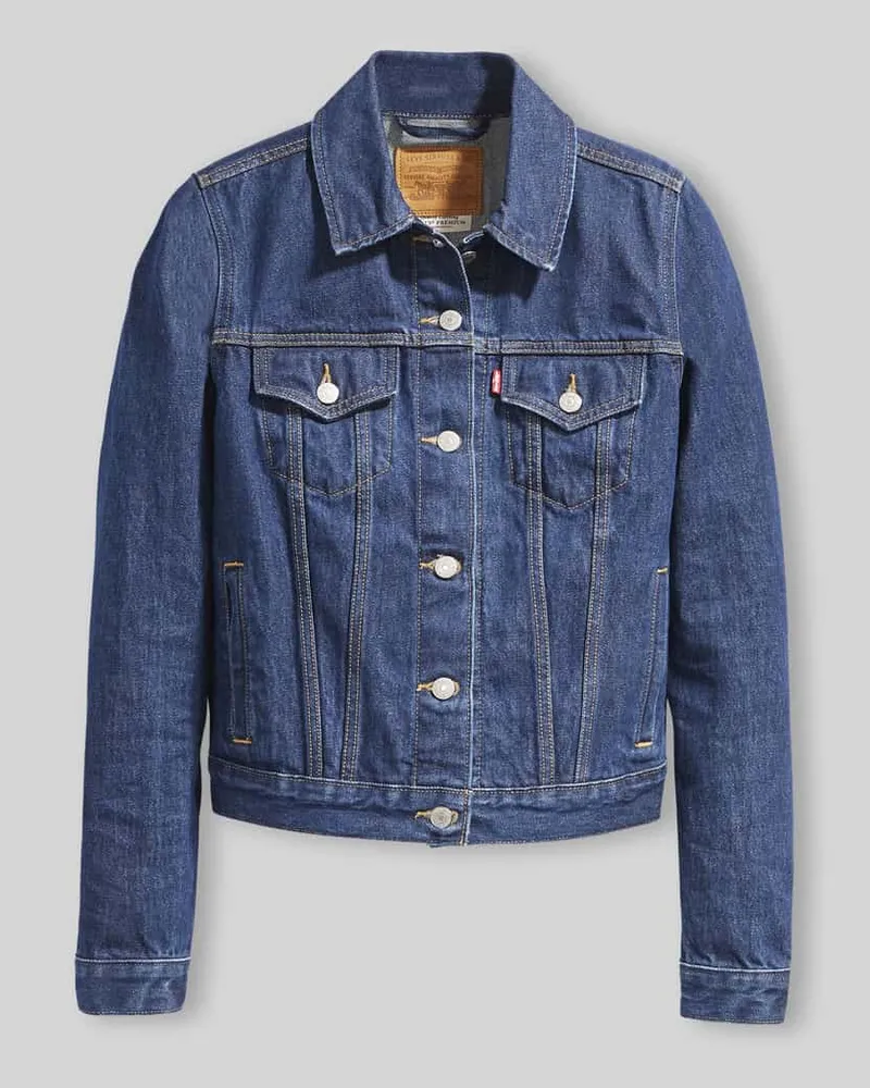 Levi's Regular Fit Jeansjacke aus reiner Baumwolle Blau
