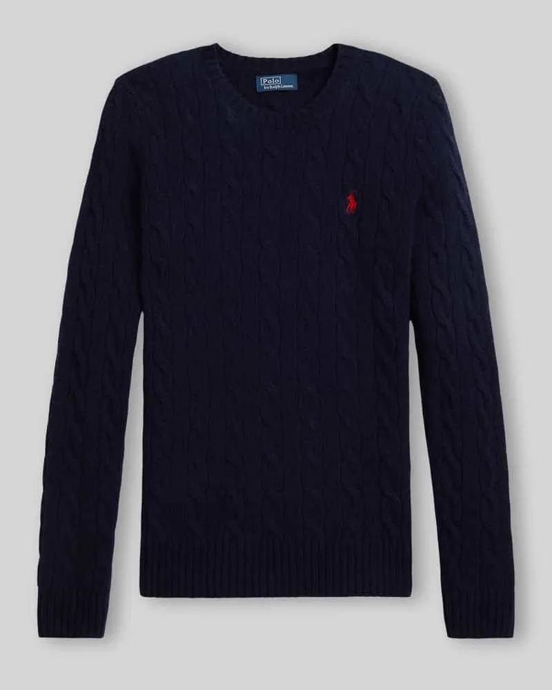 Ralph Lauren Regular Fit Pullover aus Woll-Kaschmir-Mix 'JULIANNA Marine