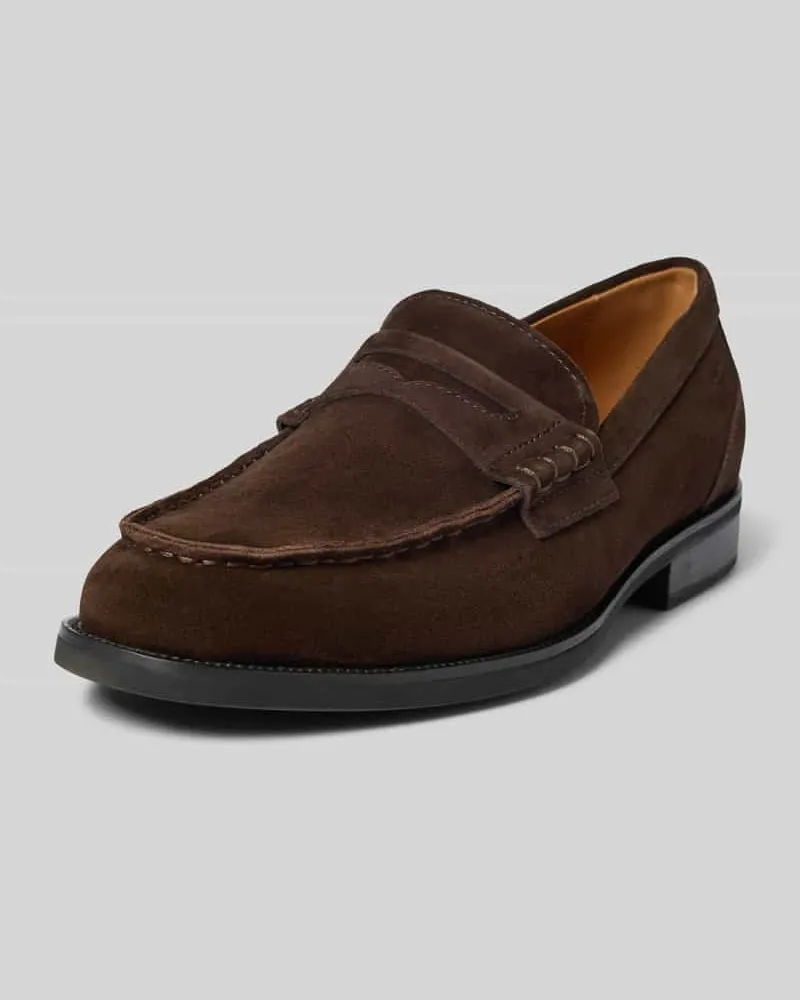 Vagabond Loafers mit Label-Detail Modell 'MARIO Dunkelbraun