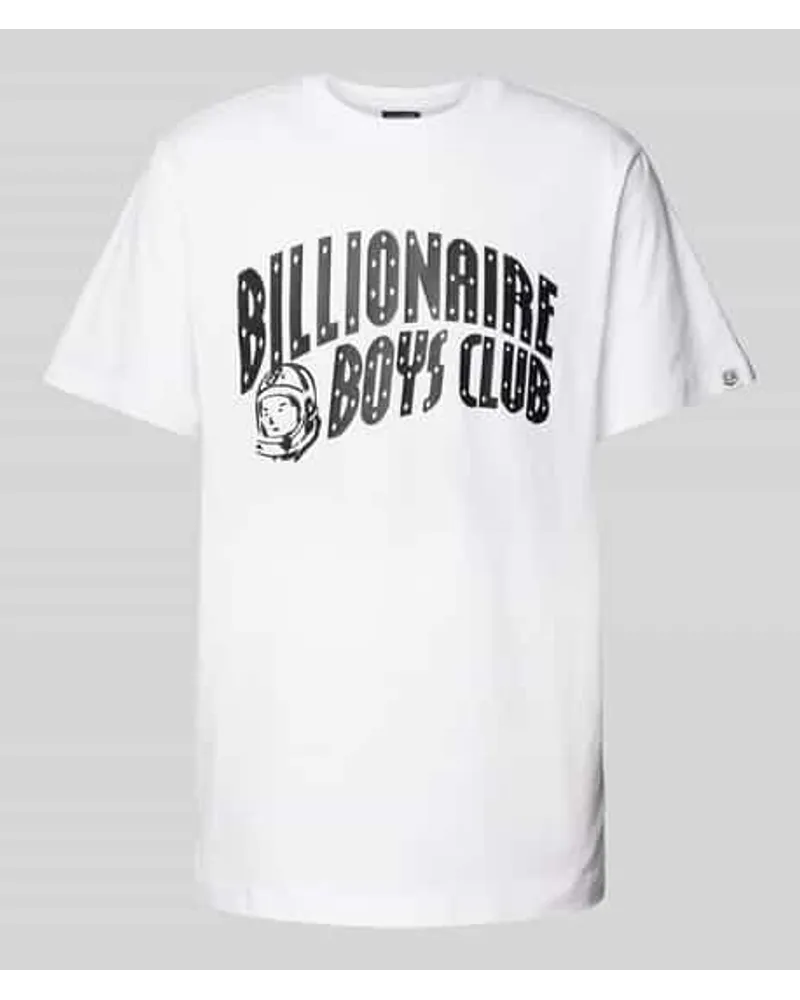 Billionaire Boys Club T-Shirt mit Label-Print Weiss