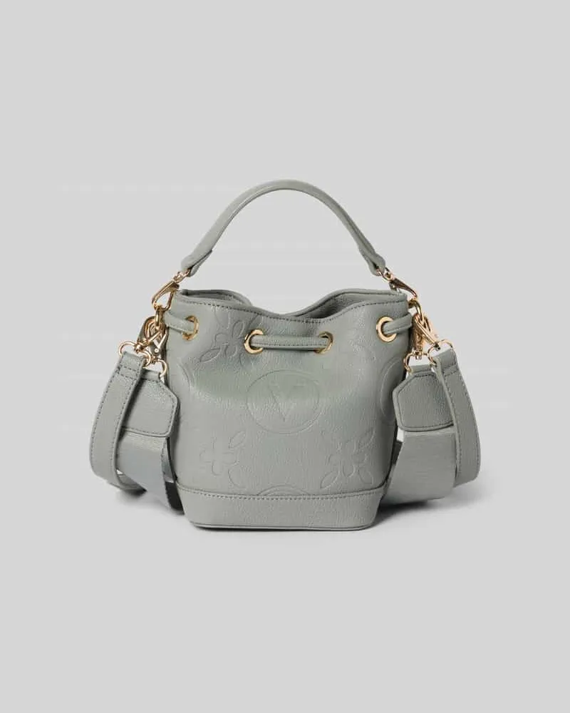 Valentino Garavani Handtasche mit Strukturmuster Modell 'SAMBA Hellgrau