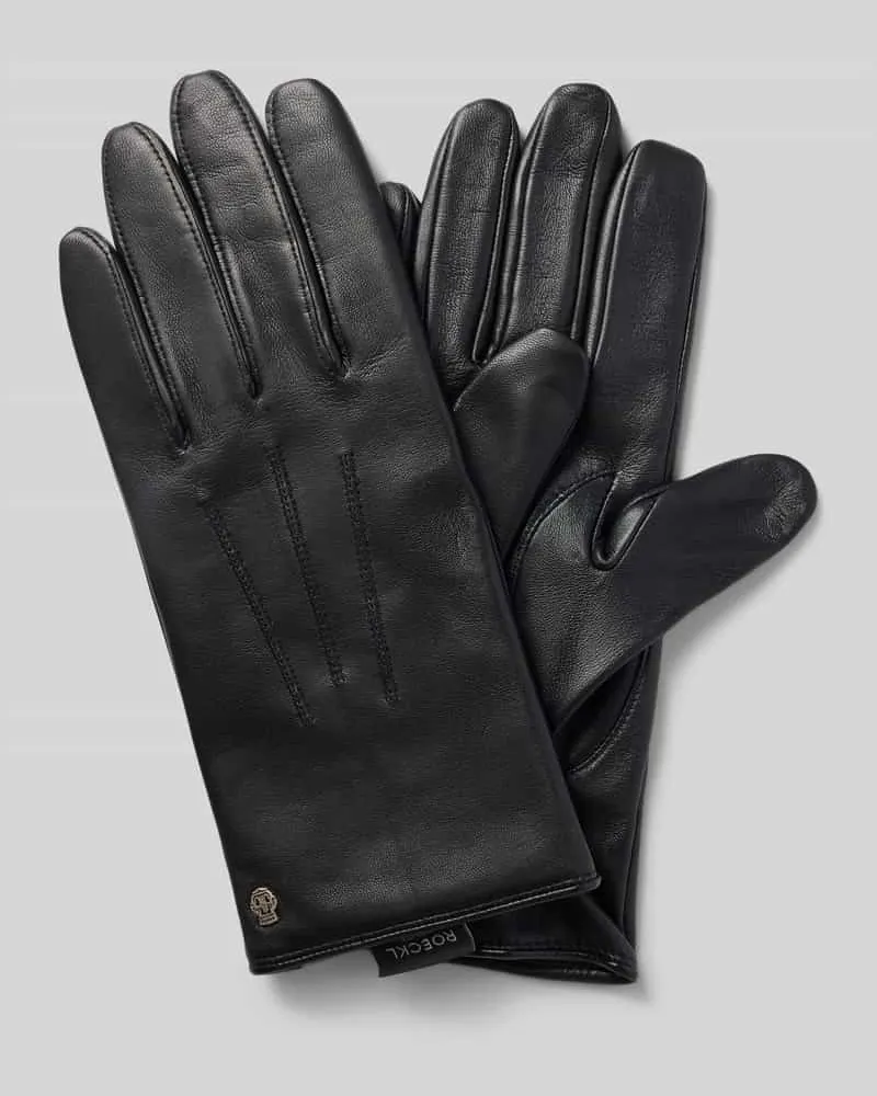 Roeckl Lederhandschuhe aus echtem Leder Modell 'Coburg Black
