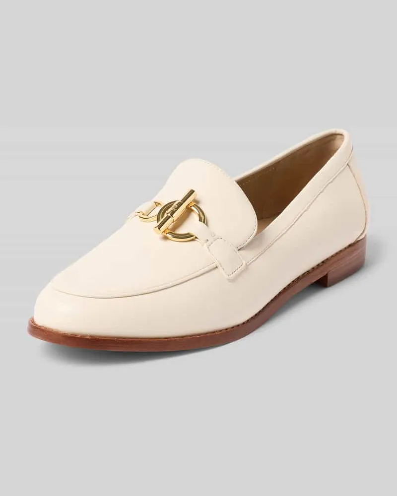 Ralph Lauren Loafer aus echtem Leder Modell 'BLAIKE Offwhite