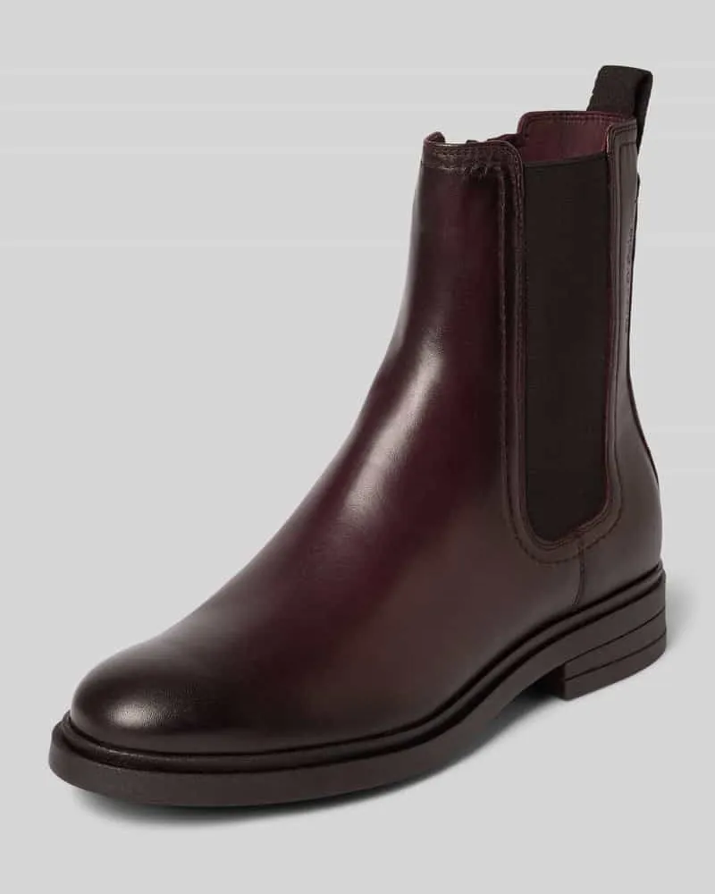 Marc O'Polo Chelseas aus echtem Leder Modell 'Paula Dunkelbraun