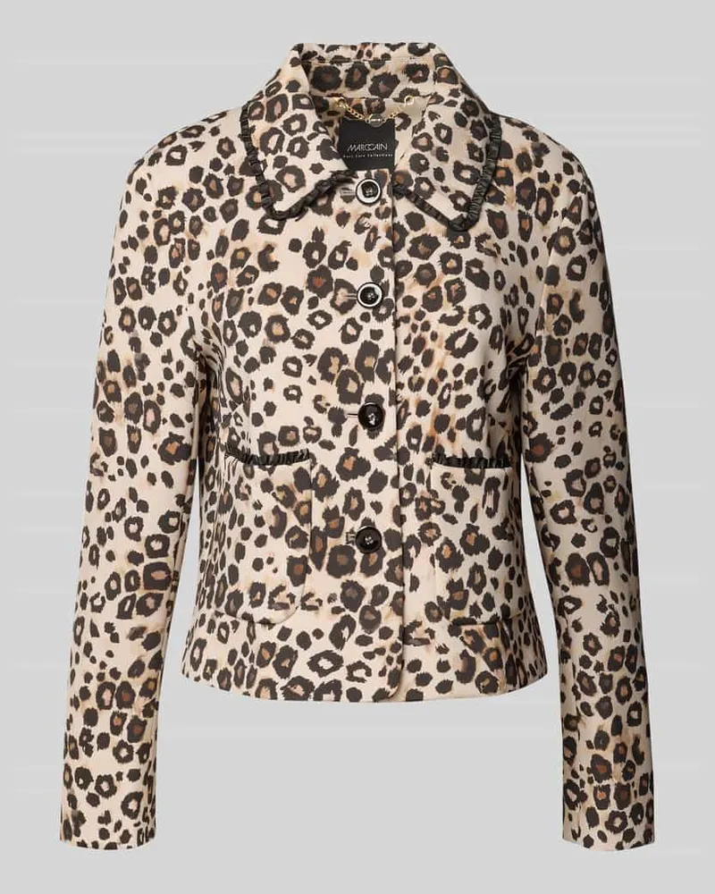 Marc Cain Blazer mit Knopfleiste Camel