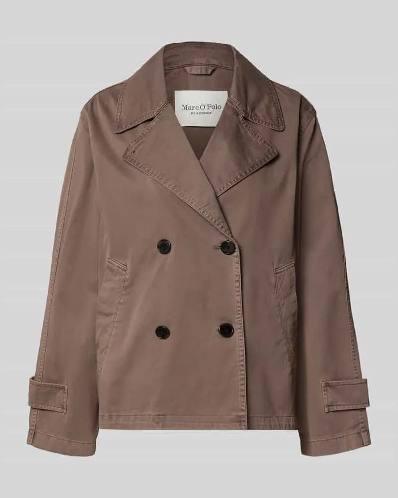 Marc O'Polo Regular Fit Blouson aus reiner Baumwolle Taupe