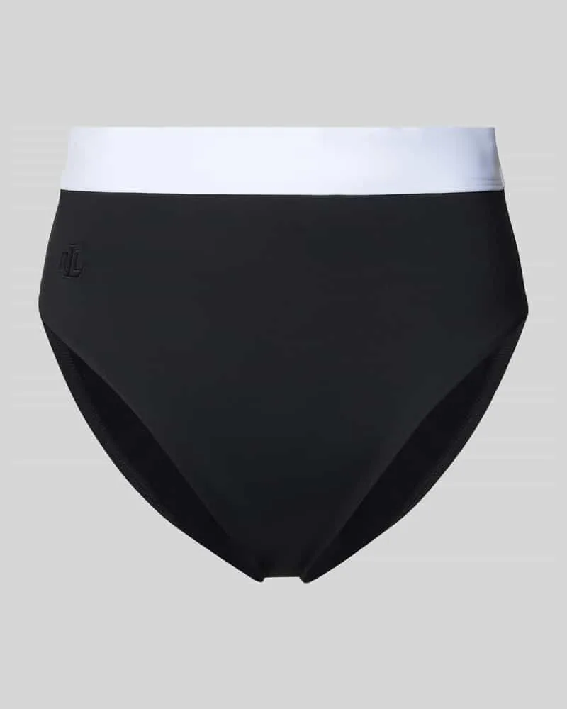 Ralph Lauren Bikini-Hose mit elastischem Bund Black