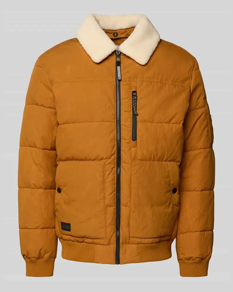 Camel Active Bomberjacke mit Reißverschluss Gelb