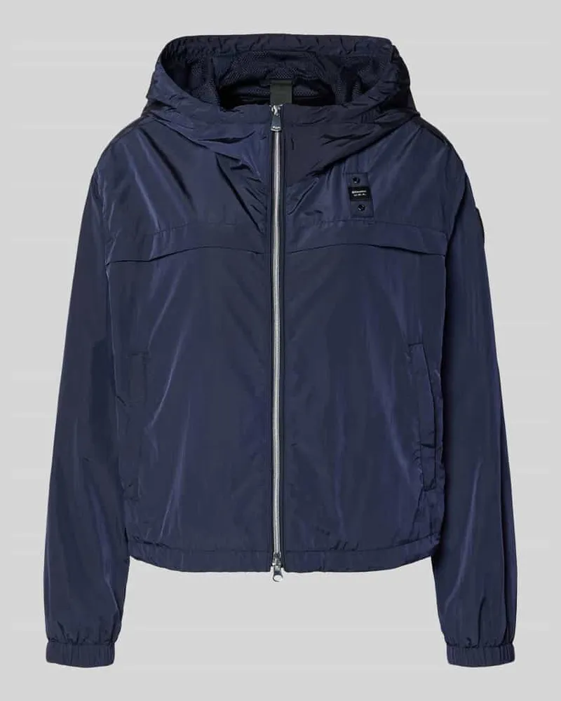 Blauer Trekking Jacke mit Kapuze Modell 'BURRAGE Marine