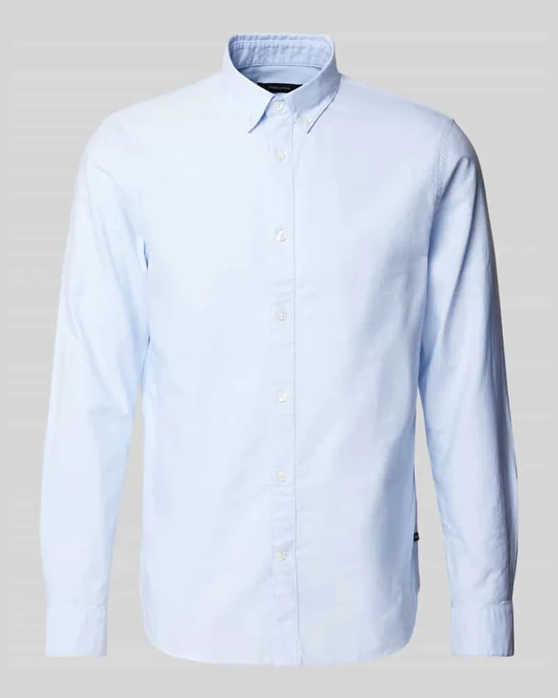 Matinique Regular Fit Freizeithemd mit Button-Down-Kragen Hellblau