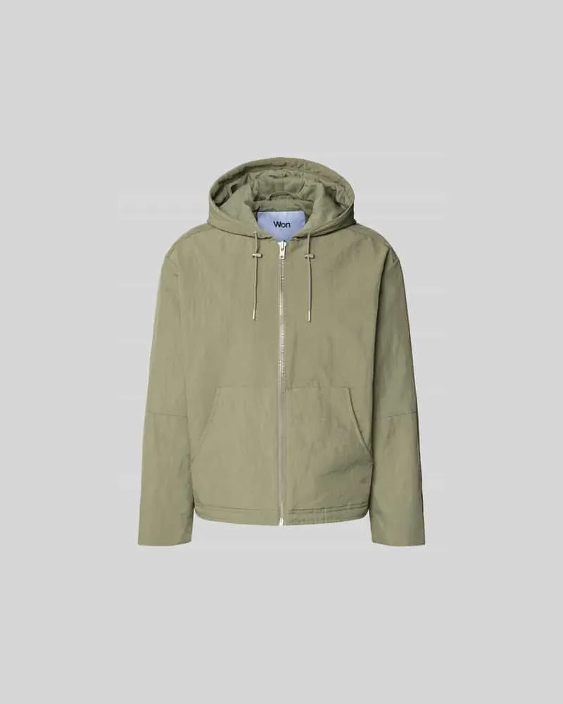 Won Hundred Regular Fit Jacke mit Kapuze Khaki
