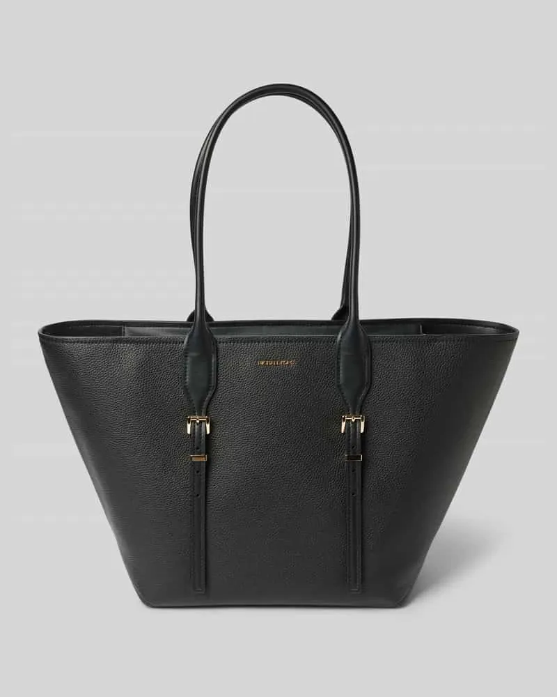 Michael Kors Handtasche mit Label-Applikation Modell 'MOORE Black