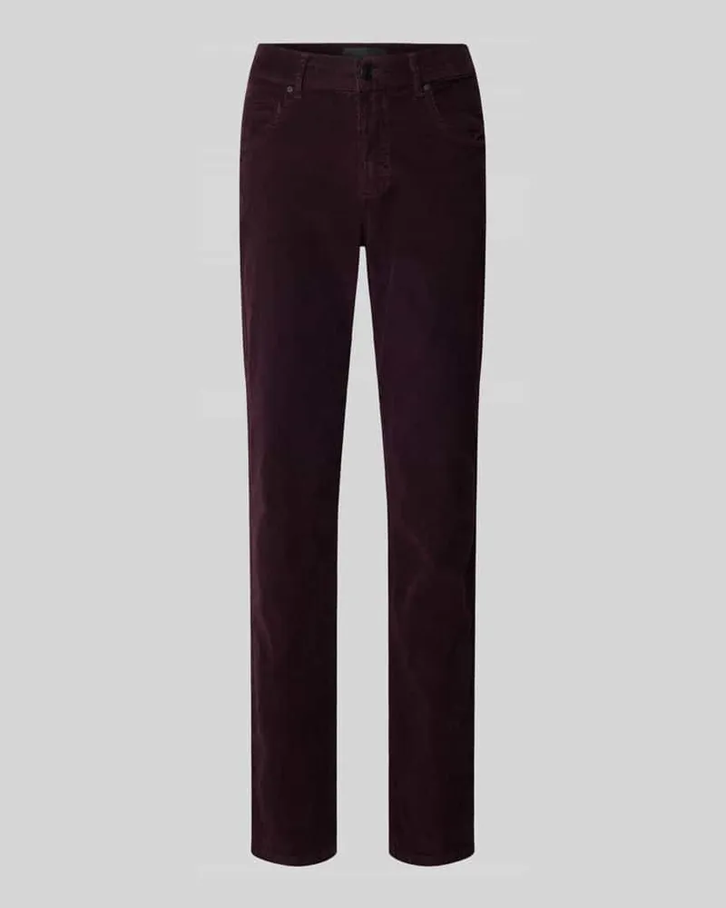 ANGELS  Cordhose mit Eingrifftaschen Modell 'Cici Aubergine