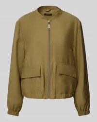 More & More Blouson mit durchgehendem Reißverschluss Oliv