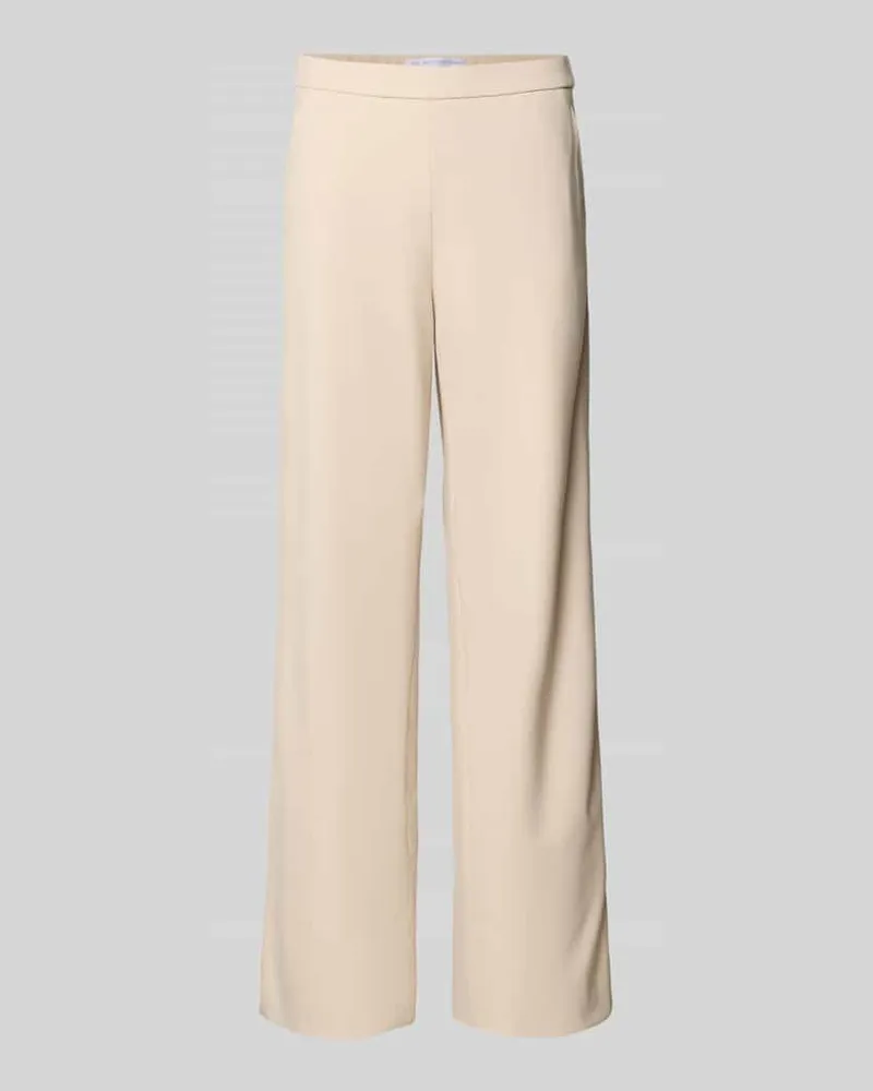 RAFFAELLO ROSSI  Wide Leg Stoffhose mit elastischem Bund Modell 'PALINA Beige