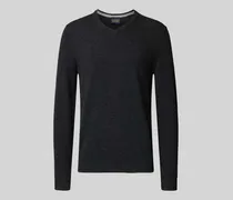 Kaschmirpullover mit V-Ausschnitt