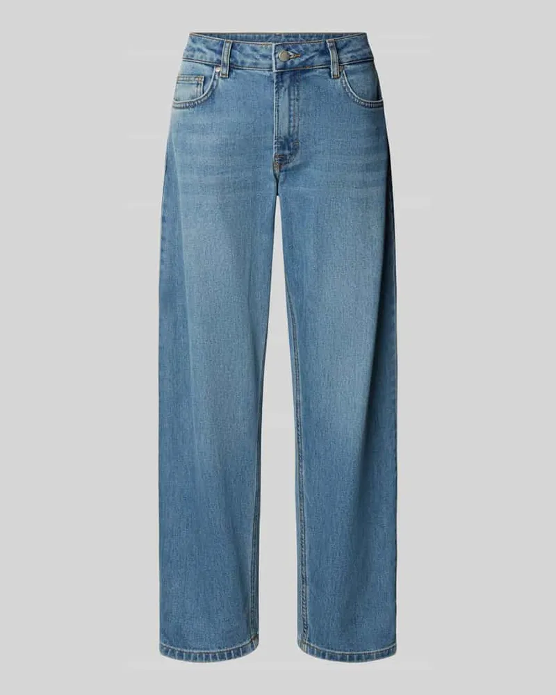 My Essential Wardrobe Barrel Fit Jeans mit Eingrifftaschen Modell 'Baloo Blau