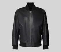 Regular Fit Lederjacke im College-Stil Modell 'JAKRI