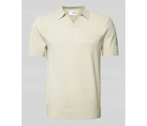 Slim Fit Poloshirt mit V-Ausschnitt Modell 'TELLER