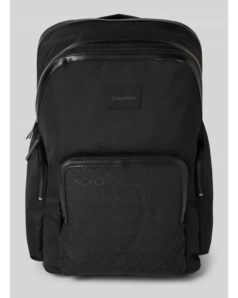 Calvin Klein Rucksack mit Label-Patch Modell 'REMOTE Black