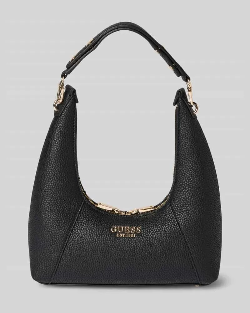 Guess Handtasche mit Label-Applikation Modell 'CALISTA Black
